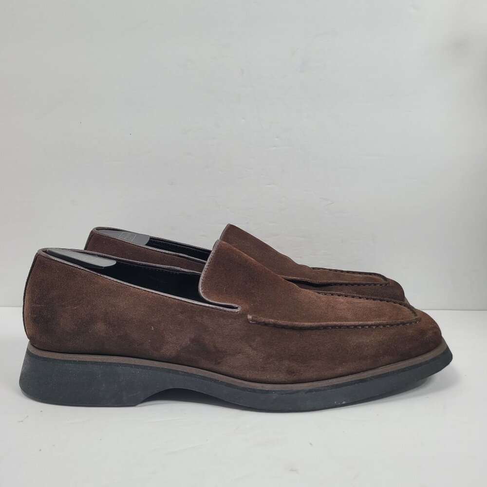 To Boot New York Adam Derrick Men's Brown Suede Slip-On Loafers US Size 12